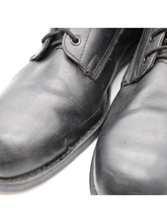 Addison Shoe Co Combat Boots Men\'s 12 W Steel Toe Black Military Shoes main image 4